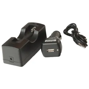 Yate Autonabíječka pro baterie Li-Ion 18650 s USB kabelem