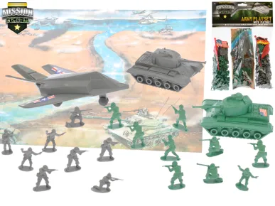 Mikro trading Sada vojáci mini - 2 vojska s doplňky