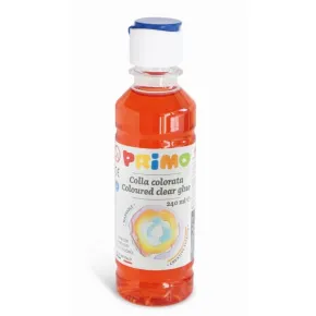 PRIMO Barevné čiré lepidlo na vodní bázi č. 300 - 240 ml - červená