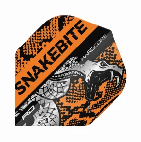 Red Dragon Letky Peter Wright Snakebite Hardcore - Coiled Orange RF6565