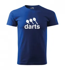 Malfini Triko s potiskem - Darts center - blue - XS