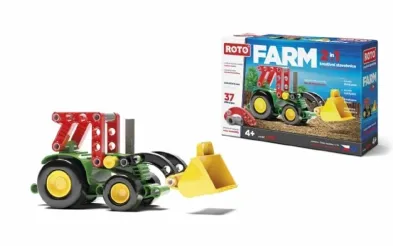 Efko Stavebnice Roto 2v1 - Traktor - 37 dílků