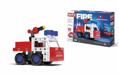 Efko Stavebnice Roto 2v1 - FIRE - 115 dílků
