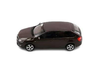 Abrex Škoda Rapid Spaceback (2013) - Hnědá Topaz metalíza