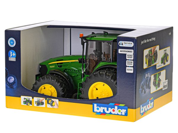 Bruder Traktor John Deere 7930 s dvojitými koly - 36,5 cm