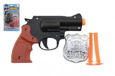 Teddies Pistole policejní - 15 cm