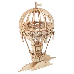 RoboTime 3D dřevěné puzzle - Horkovzdušný balón