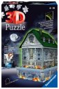 Ravensburger 3D Puzzle svítící - Strašidelný dům (Noční edice) - 216 dílků
