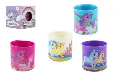 Teddies Spirála/ pružina - Jednorožec