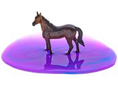 Mikro trading Horse Friends - Hmota v kelímku s přívěskem koníka