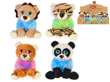 Mikro trading Zvířátko plyšové v oblečku - 14 cm