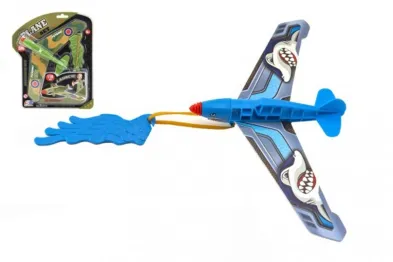 Teddies Vystřelovací letadlo - 25 x 14 cm - 2 barvy