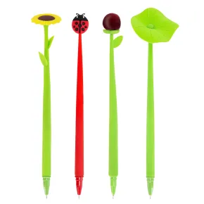 Easy KIDS FLEXILE - Silikonové kuličkové gelové pero - 0,5 mm - různé vzory - MIX 1