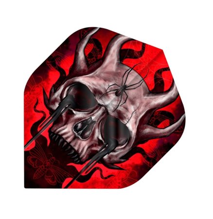 Designa Letky Horror Show - Horned Skull F3409