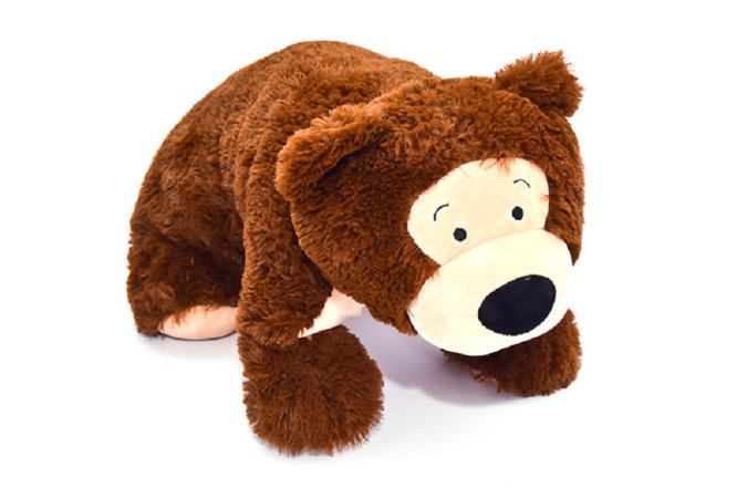 Mac Toys Polštář plyšové zvířátko - Medvěd