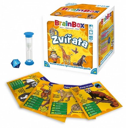 GreenBoardGames BrainBox CZ - Zvířata