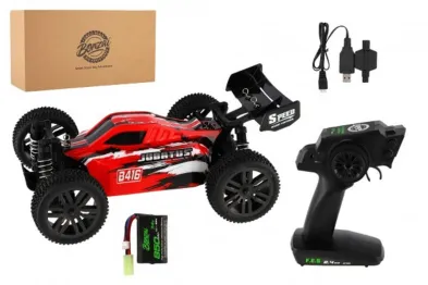 Teddies RC auto Buggy Bonzai Jubatus terénní - 30 cm - červené