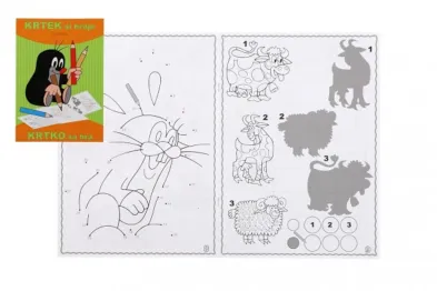 Akim Omalovánky - Krtek si hraje - A4
