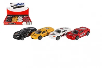 Teddies Auto závodní na zpětné natažení
