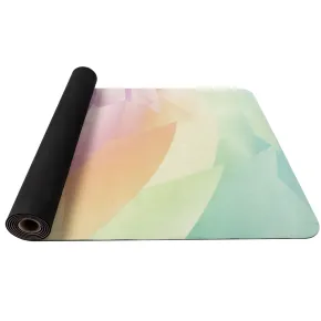 Yate Yoga mat přírodní guma - vzor P - 4 mm - duhová