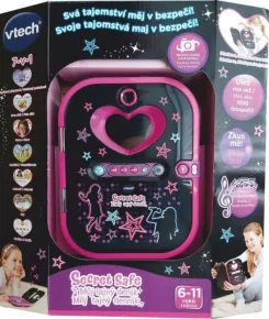 MENUG Vtech Kidi Secret Safe - Můj tajný deník - černý (CZ)