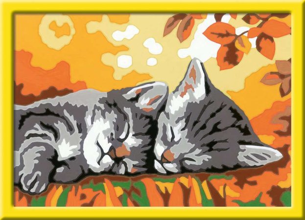 Ravensburger CreArt - Podzimní koťata