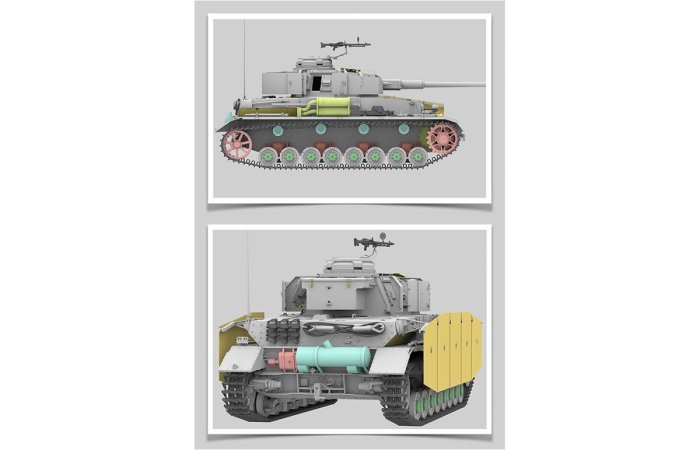 RFM Plastikový model tanku Panzerkampfwagen IV Ausf.H Sd.Kfz. 161/1