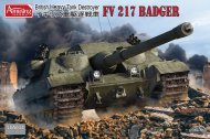 Amusing Hobby Plastikový model tanku FV 217 Badger (British Heavy Tank Destroyer)