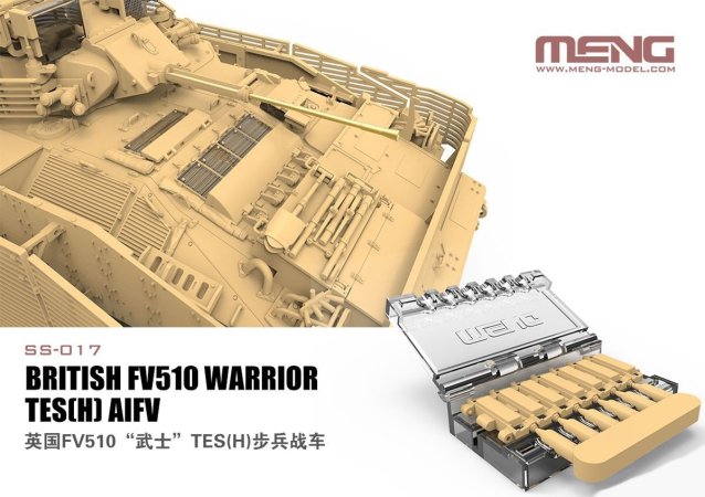 MENG Plastikový model obrněného transportéru British FV510 Warrior Tes(H) AIFV