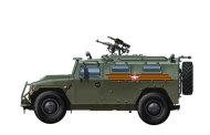 MENG Plastikový model vojenského auta Russian Gaz 233115 "Tigger-M" SPN SPV