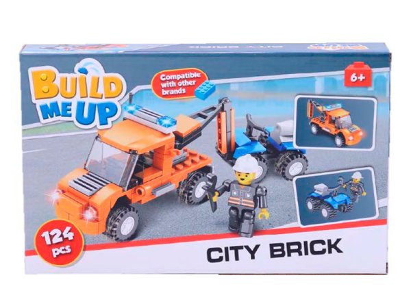 Mikro trading Stavebnice BuildMeUP - Město (City brick) - 124 ks
