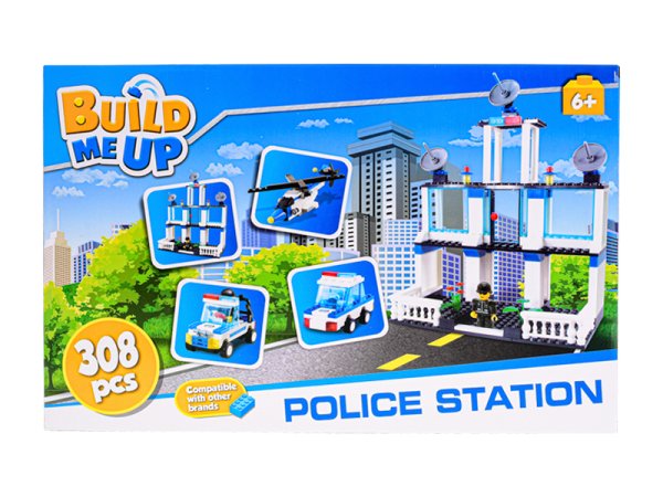 Mikro trading Stavebnice BuildMeUp - Policie (Police station) - 308 ks