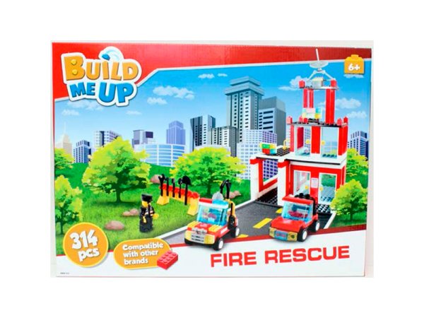 Mikro trading Stavebnice BuildMeUP - Hasiči (Fire rescue) - 314 ks