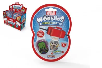 Teddies Wooblies s turbo vystřelovačem - 4 cm - magnetické postavičky - mix druhů