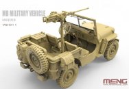 MENG Plastikový model vojenského auta JEEP MB Military Vehicle