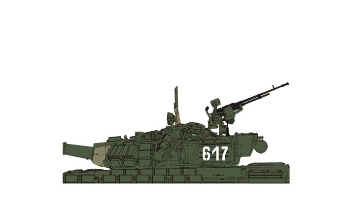 MENG Plastikový model tanku T-72BI (Russian Main Battle Tank)