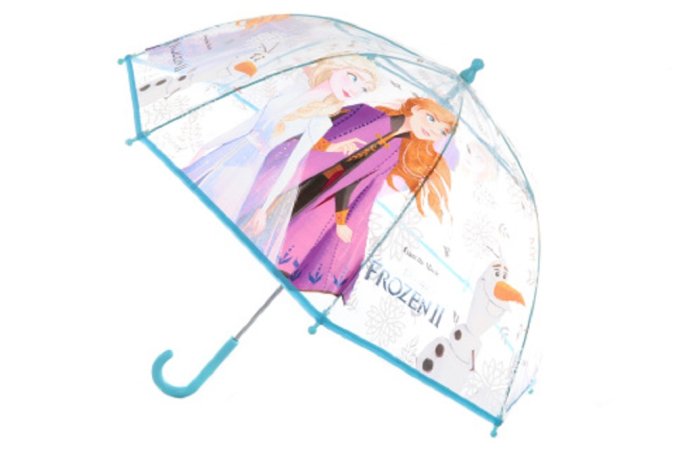 LAMPS Deštník manuální - Ledové království - průhledný