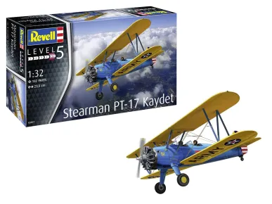 Revell Plastikový model letadla Stearman PT-17 Kaydet