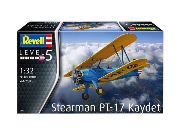 Revell Plastikový model letadla Stearman PT-17 Kaydet