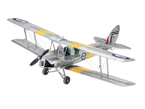 Revell Plastikový model letadla D.H. 82A Tiger Moth