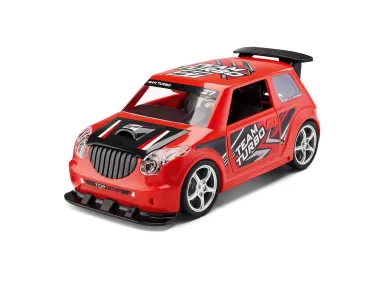 Revell First Construction - Plastikový šroubovací model auta Pull Back Rallye Car (červené)