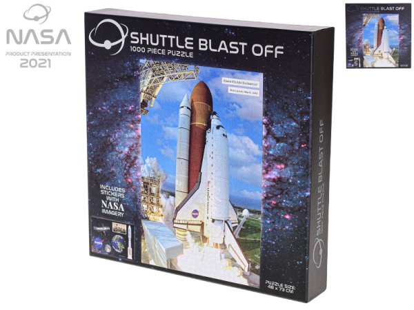 Mikro trading Puzzle - NASA Shuttle Blast Off - 1000 dílků