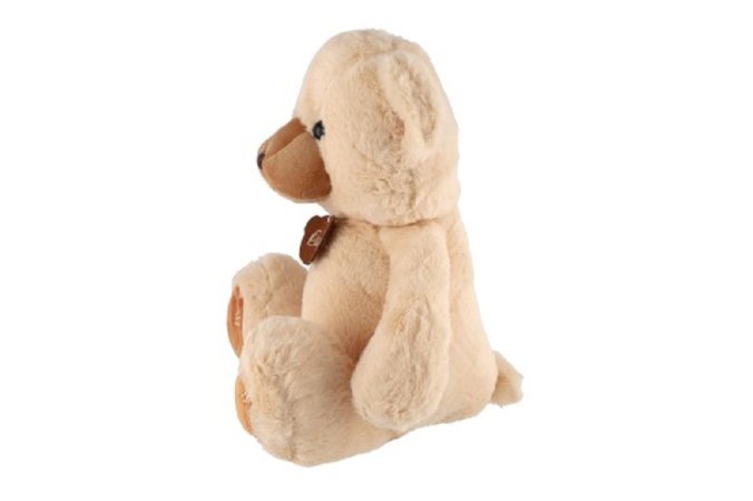 Teddies Medvěd sedící plyš - 40 cm - béžový