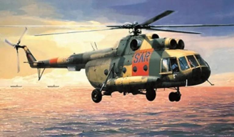 Směr Plastikový model vrtulníku Mil Mi-8 SAR
