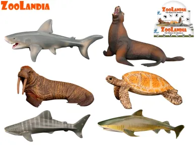 Mikro trading Zoolandia - Mořská zvířátka - 9 - 15 cm - 6 druhů