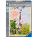 Ravensburger Puzzle - Balony a Eiffelova věž - 1000 dílků
