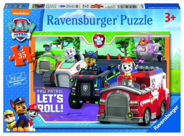 Ravensburger Puzzle - Tlapková patrola - Paw Patrol - 35 dílků