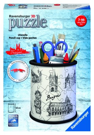 Ravensburger 3D Puzzle - Stojan na tužky kresba Prahy - 54 dílků