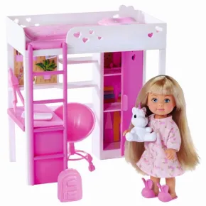 Simba Toys Evi Love - panenka Evička s pokojíčkem