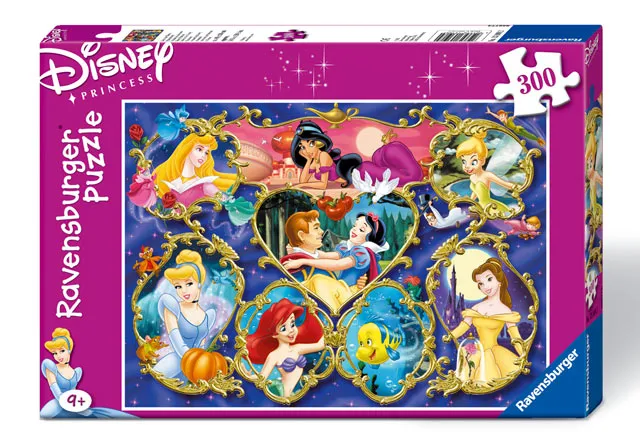 Ravensburger Puzzle - WD Galerie princezen - 300 dílků